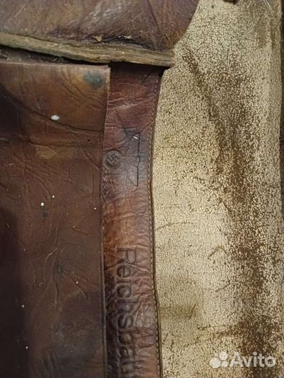 Мужской кожаный портфель бу 1942год Германия