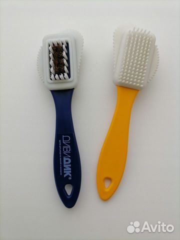 Щетка для обуви из замши и нубука 3 в 1