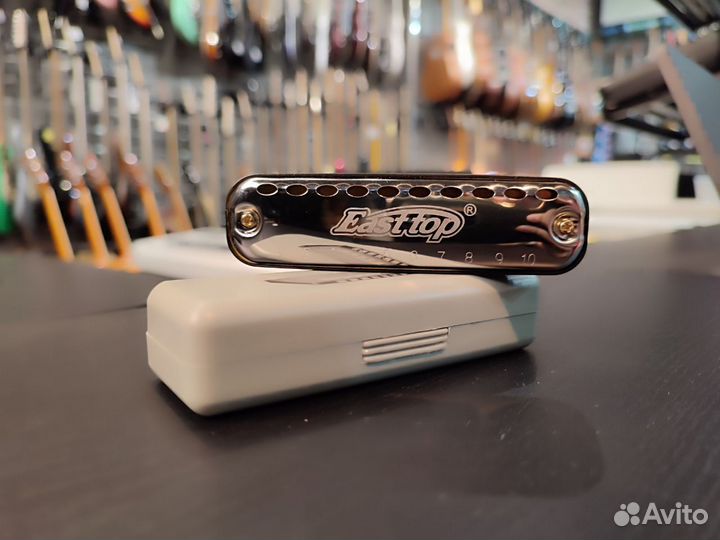 Губная гармошка easttop t10-1 c black comb