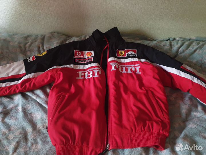 Винтажная гоночная куртка F1 Ferrari Schumacher