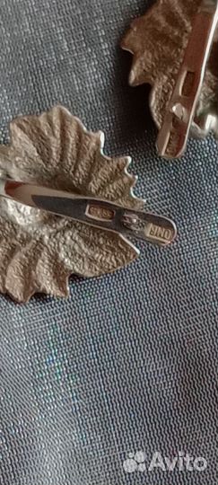 Серьги серебряные