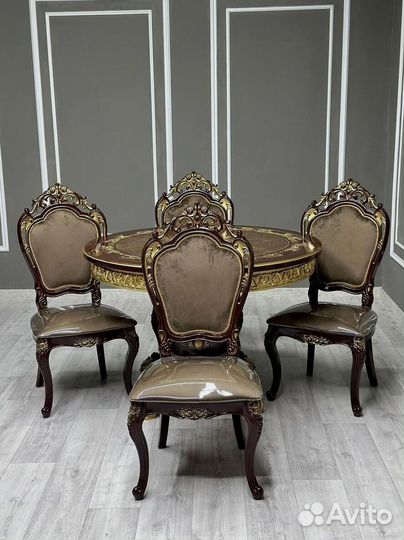 Комплект стол и стулья. Оплата при получении