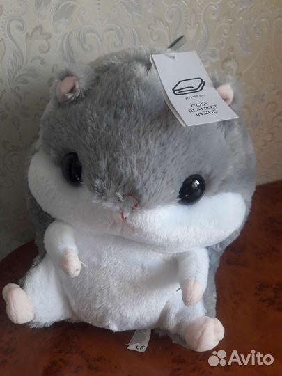 Игрушка Хомяк внутри плед