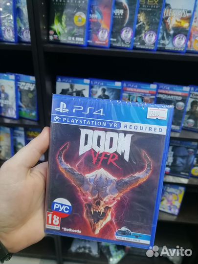 Doom VFR ps4 VR новый в плёнке
