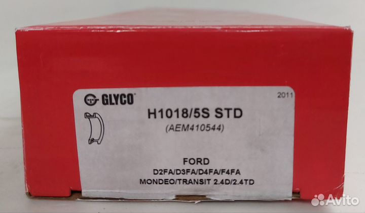 Вкладыши коренные Std Glyco Boxer/Transit 2.2-2.4d