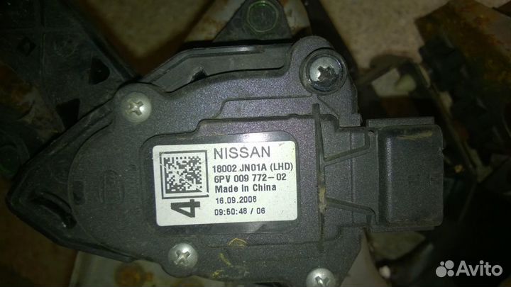 Педаль газа б.у. Ниссан Теана J32 VQ25DE,QR25DE