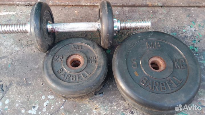 Гантели разборные