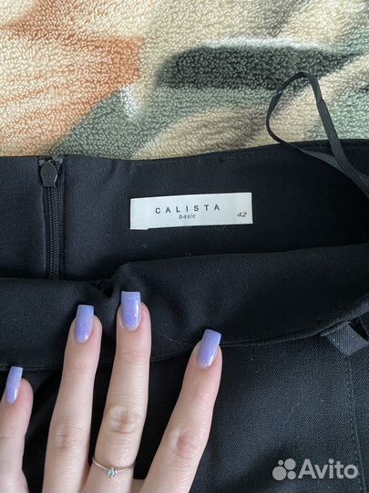 Юбка карандаш черная, Calista, 42