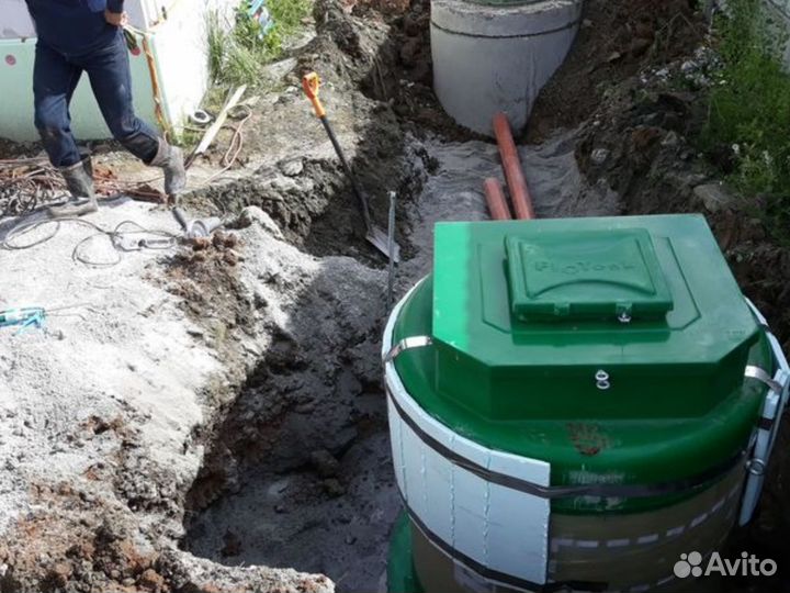 Септик эко Тополь 5 энергонезависимый