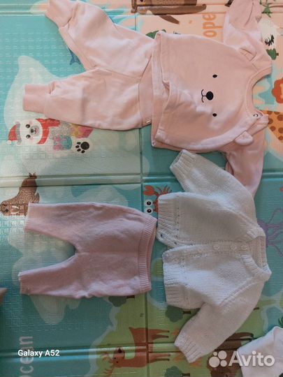 Одежда пакетом на девочку 68