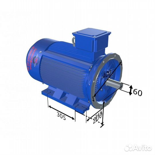 Электродвигатель аир 200L6 (30кВт/1000об.мин)