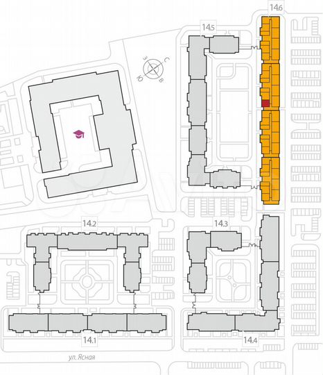 1-к. квартира, 36,9 м², 7/8 эт.