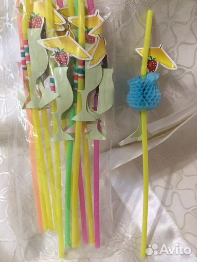 Трубочки для коктейля