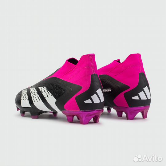 Бутсы Adidas Predator Accuracy+ FG Black Pink