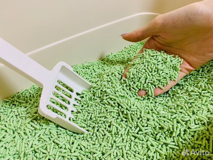 Наполнитель для кошачьего туалета тофу