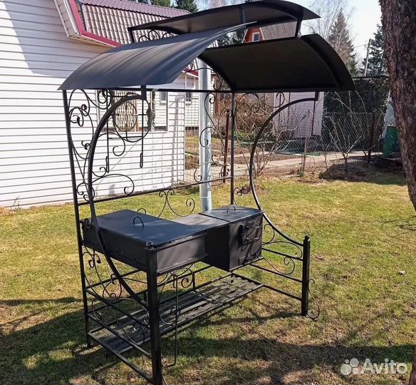 Беседка с мангалом