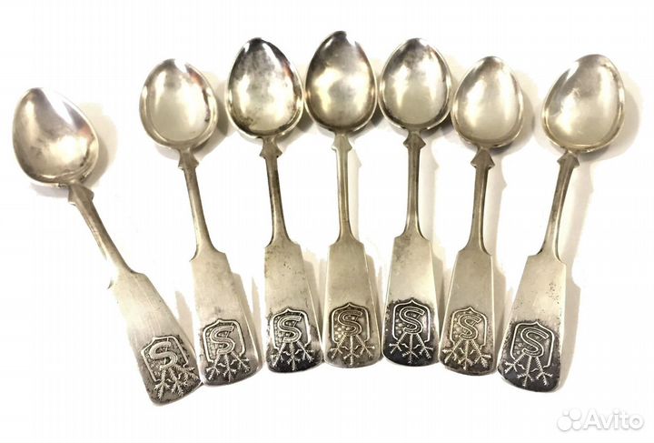 Ложки чайные орг. Шюцкор, наградные,серебро,1930-е