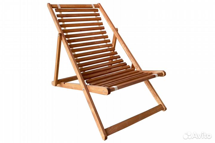 Кресло-шезлонг SunWave сиденье из дерева