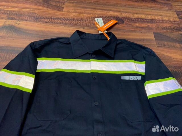 Рубашка overshirt heron preston reflective shirt