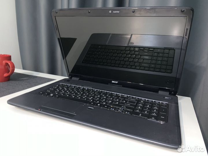 Большой ноутбук Acer 17, 500gb, работа/дом/учеба