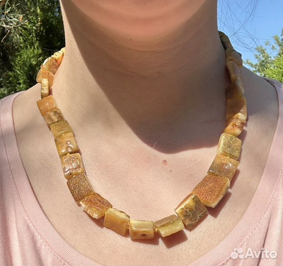Бусы из янтаря