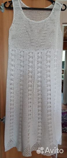 Платье вязаное женское