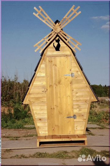 Дачный туалет деревянный YTA