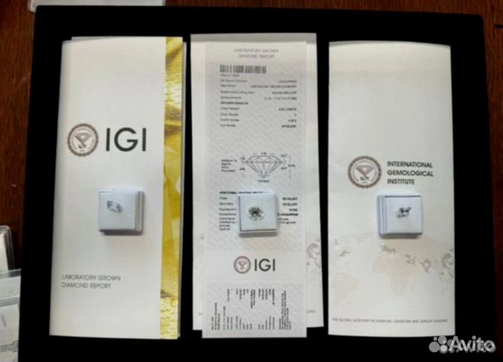Выращенный бриллиант 0,5 карат round f vvs2