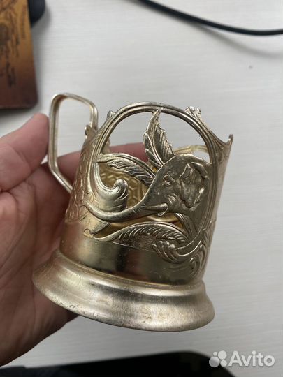 Подстаканники СССР алюминиевые