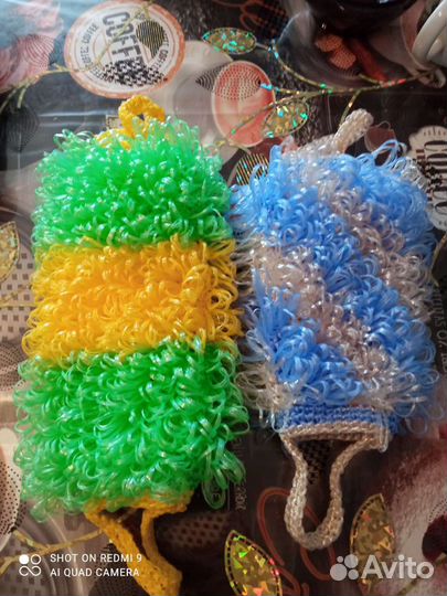 Мочалка ручной работы