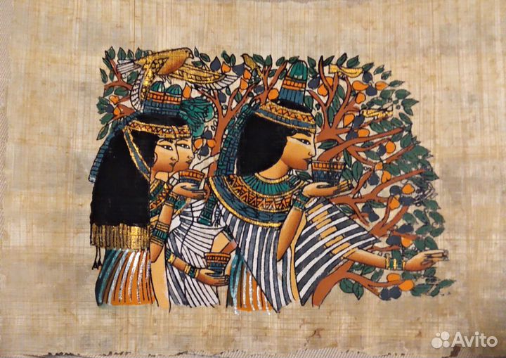 Картины на папирусе