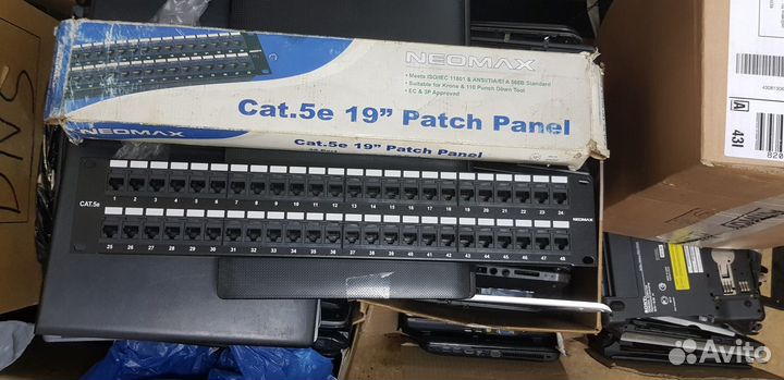 Патч панель neomax cat 5e 19 портов