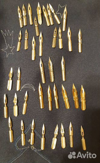 Перья тонкие разные для письма и каллиграфии СССР