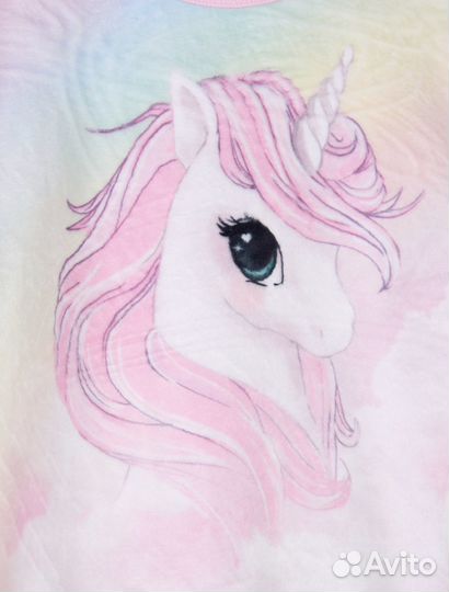 Свитшот H&M для девочек розовый 98/104 2-4 года