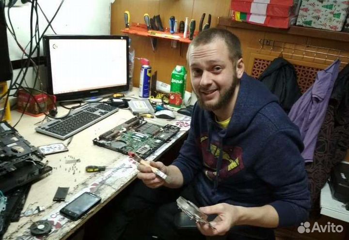 Установка виндовс, настройка интернета