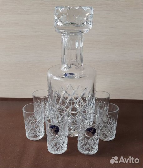 Хрусталь, наборы для крепких напитков