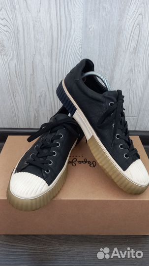 Мужские кожаные кеды р 40