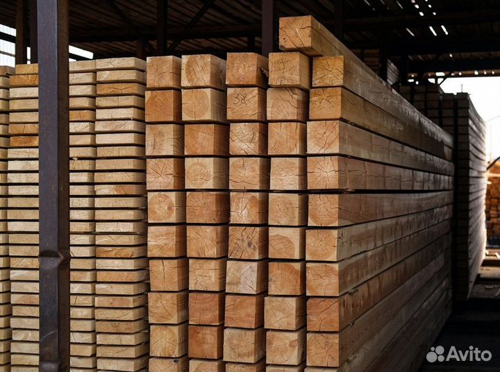 Брус сухой 75*75