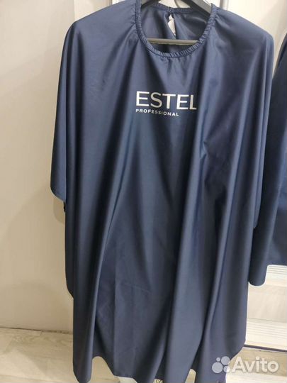 Пеньюар и фартук Еstel надпись серебром