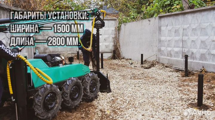 Винтовые сваи под ключ