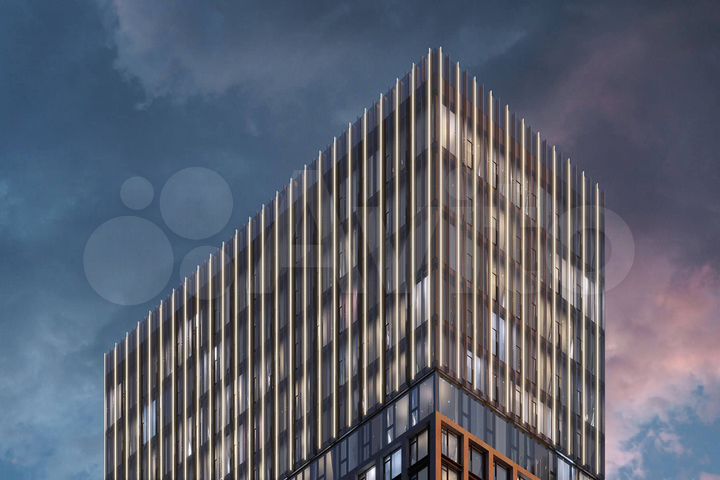 1-к. квартира, 43 м², 33/55 эт.