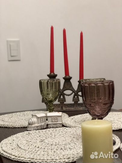 Салфетки сервировочные вязаные