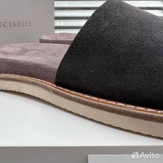 Brunello cucinelli Мужские Шлепанцы