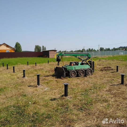 Винтовые сваи фундамент
