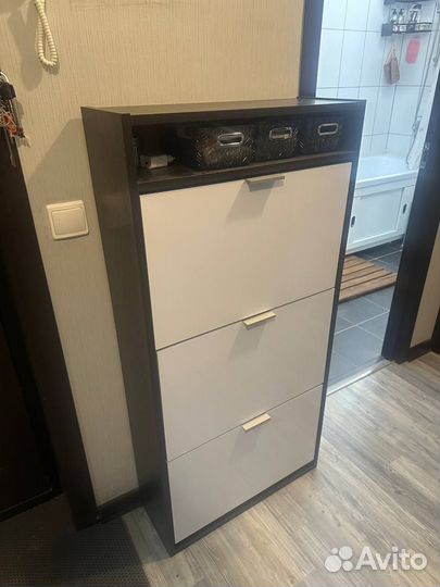 Обувница в прихожую с 3 ящиками