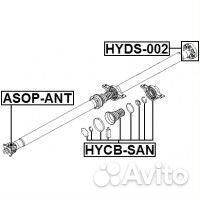 Подшипник подвесной карданного вала hyundai santa