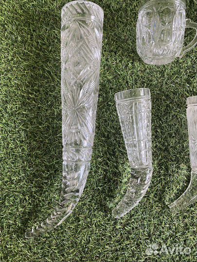 Хрустальные рога кружки