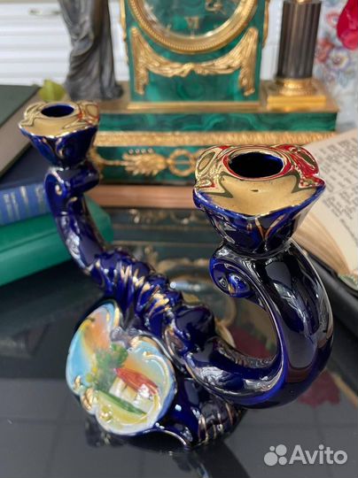 Редкий подсвечник канделябр