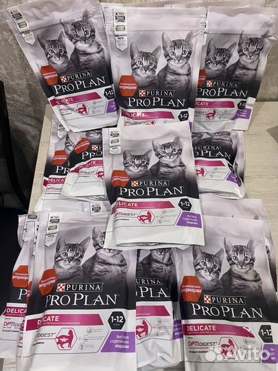 Корм для котят purina pro plan