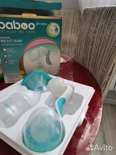 Комплект Молокоотсос, накладки Chicco,бутылочка